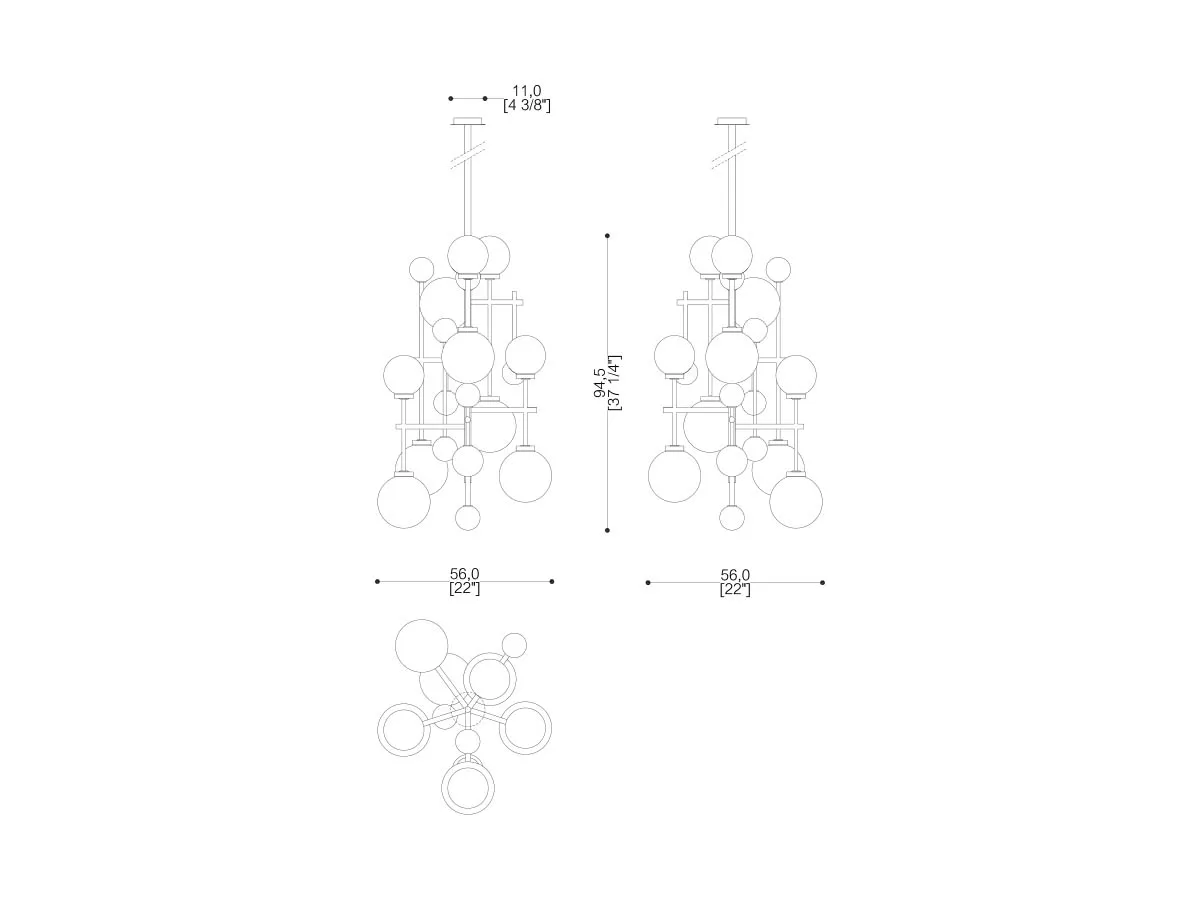 Fluxus Ceiling Lamp-tec-418